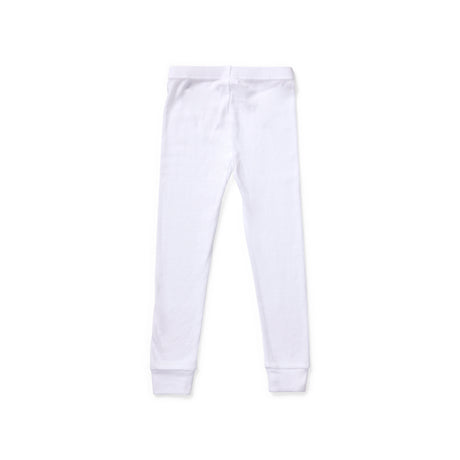 Kids Thermal Leggings - White