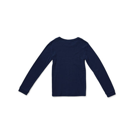 Kids Thermal Long Sleeve Top - Navy