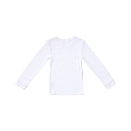 Kids Thermal Long Sleeve Top - White