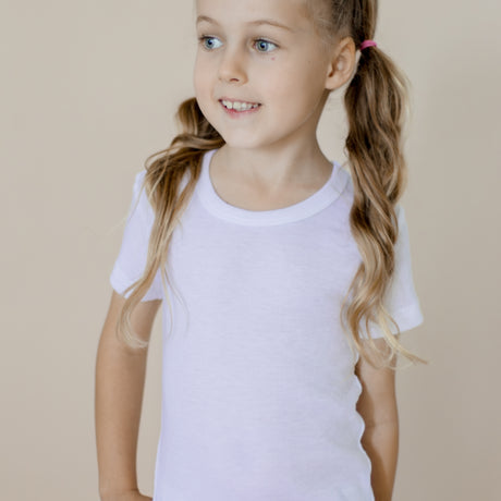 Kids Thermal Tee - White