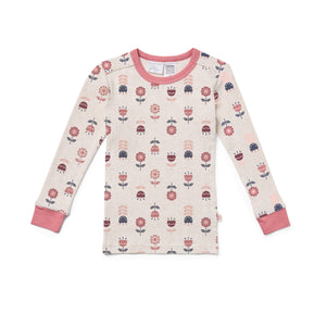 Girls Scandi Flower Pyjamas