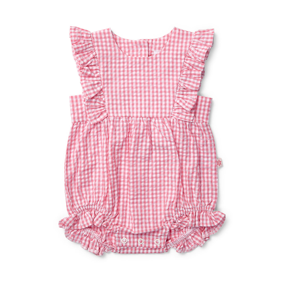 Little Bows Woven Frill Romper
