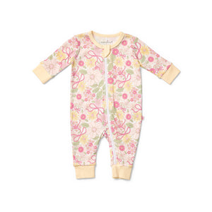Summer Garden Floral Footless Zipsuit