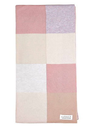 Uimi Frankie Egyptian Cotton Blanket - Antique Rose