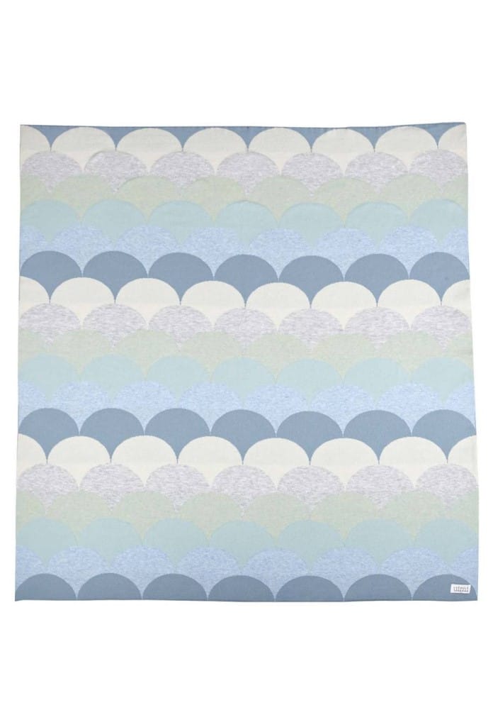Uimi Memphis Egyptian Cotton Blanket - Sky