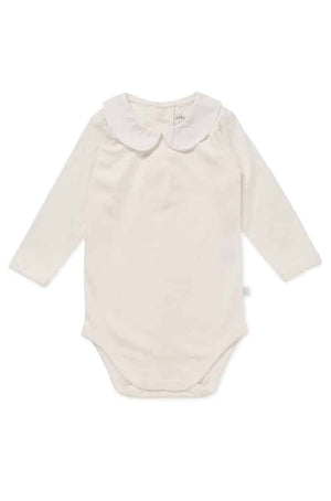 Marquise Heritage Cream Peter Pan Collar Bodysuit