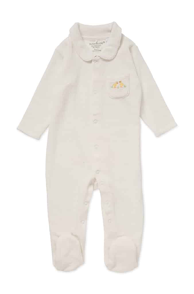 Marquise Heritage Duckling Velour Growsuit